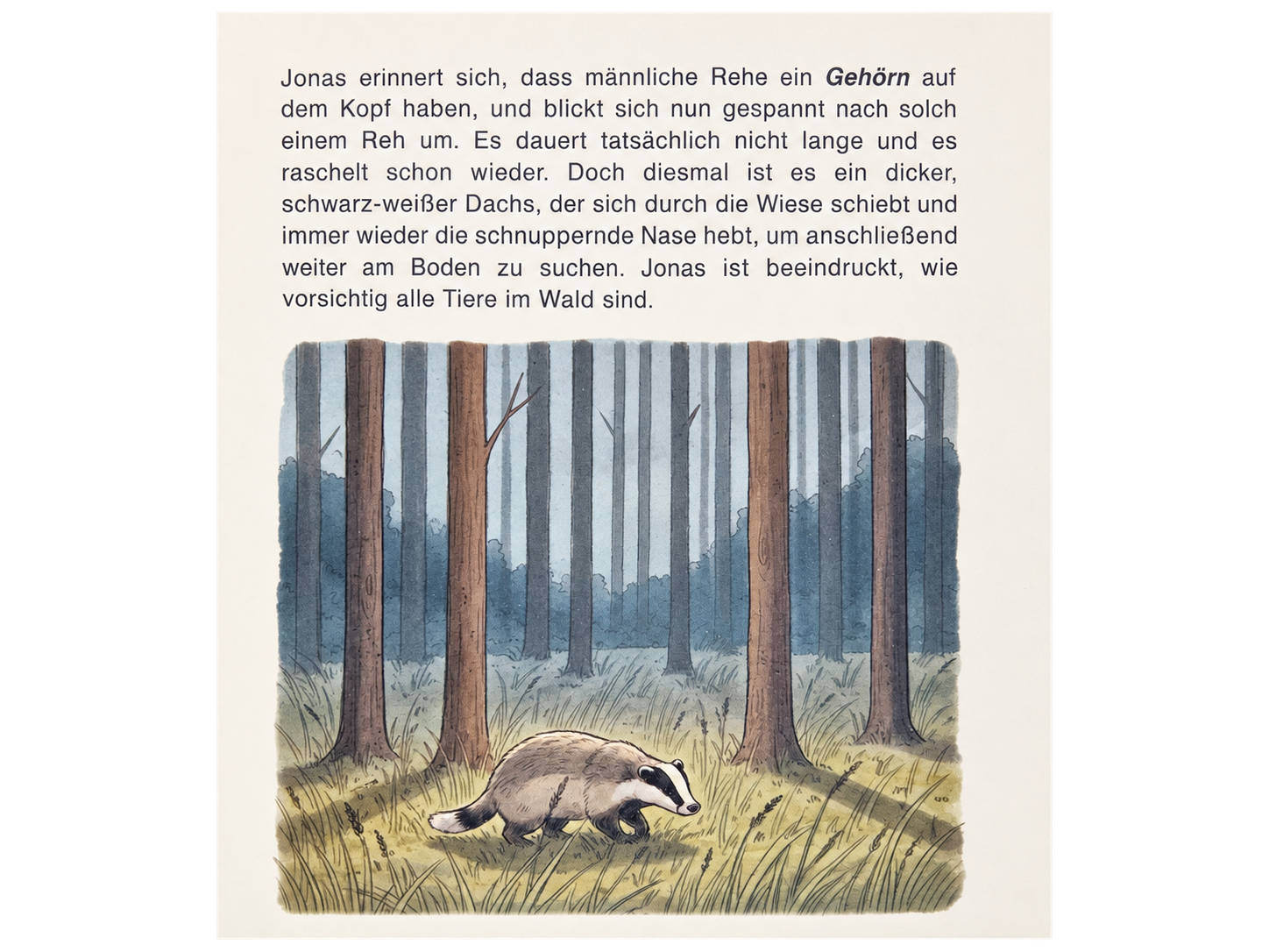 Jonas' erste Jagd